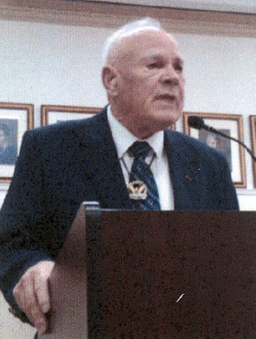 Retired Army Command Sgt. Maj. Bennie Adkins